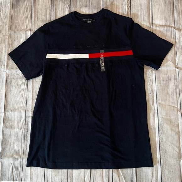 Tommy Hilfiger Blue Short Sleeve Tee mens/size L - Picture 3 of 9